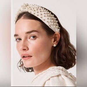 Lele Sadoughi Ivory Pearl Headband